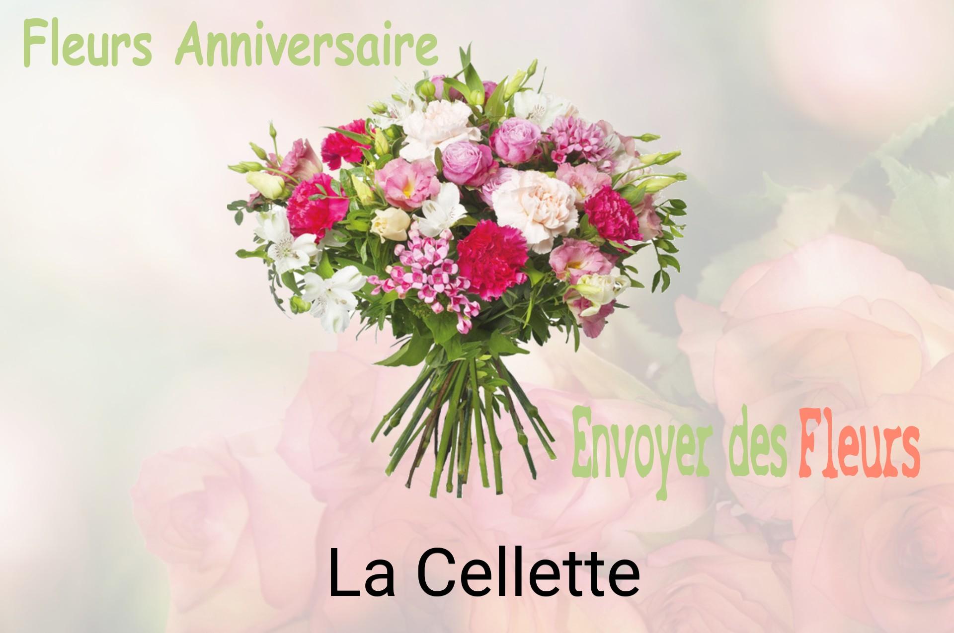 Bouquet de fleurs d’anniversaire livré à La Cellette